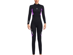 RNEMITERY Traje de buceo unisex de neopreno con cremallera delantera - Malla térmica de manga larga y elástica