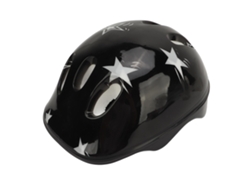 Rebe-casco Para Niños Bicicleta Absorción De Impactos Correa Ajustable Forro De Espuma Ciclismo Skateboard Negro
