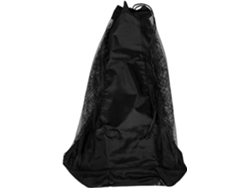 Bolsa Deportiva Mediana De Malla Negra Para Balones De Gran Capacidad.