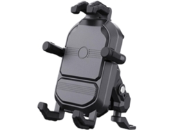 Soporte para teléfono GPS para motocicleta/scooter con sistema de liberación antivibración, clip antideslizante y correa antideslizante. SFUSHOS