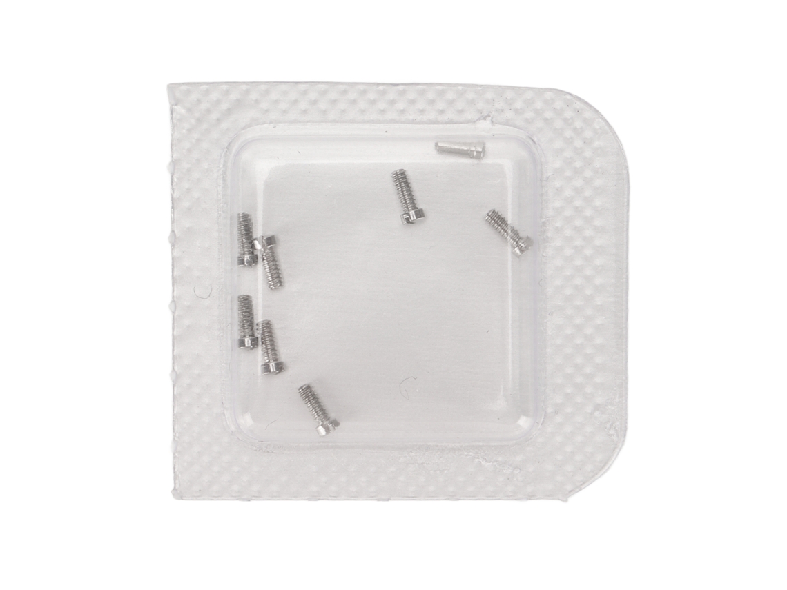 8 Tornillos De Acero Inoxidable Para La Tapa Trasera Del Reloj Ballon Bleu (1 X 1,4 X 3,2 Mm)