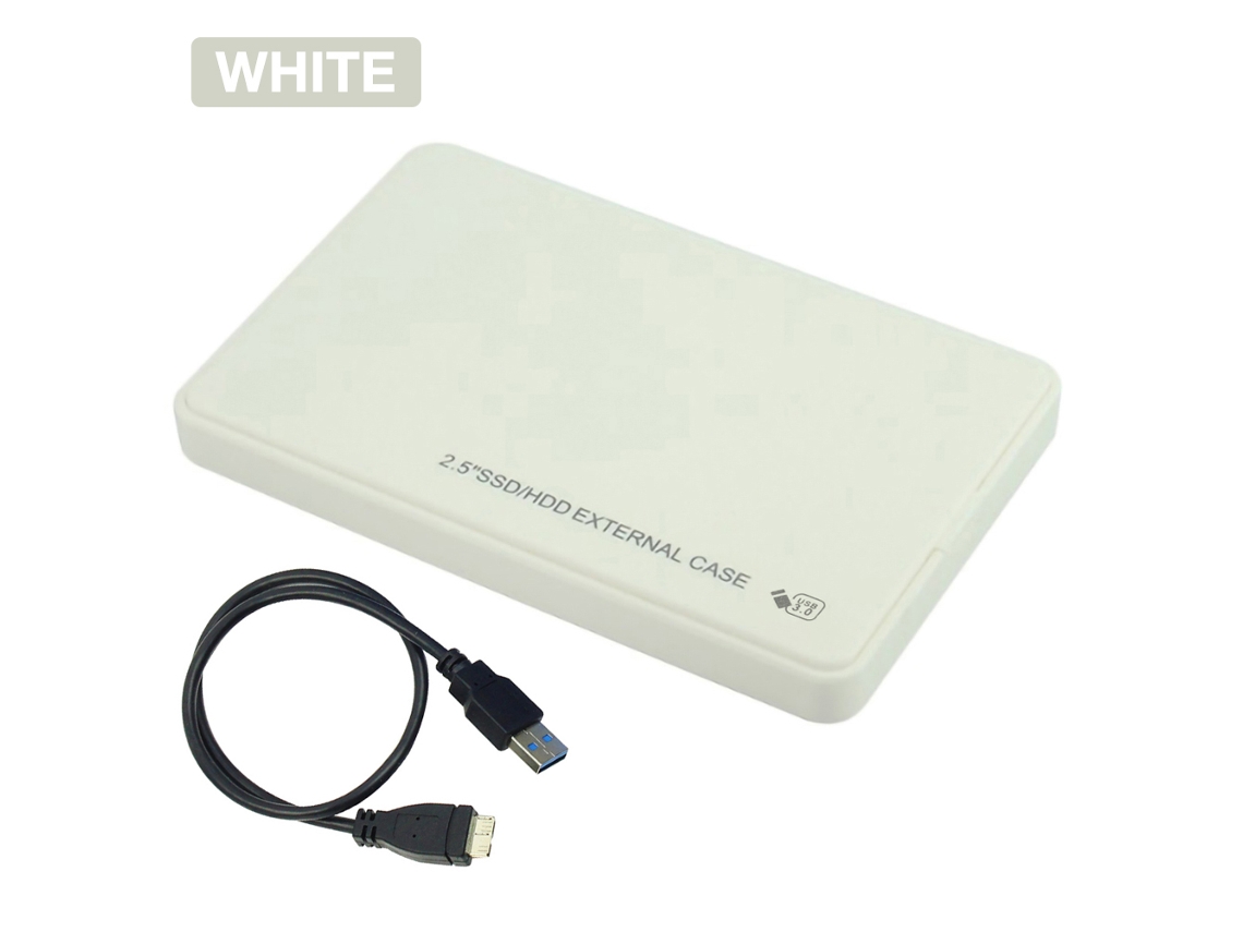 Caja Para Disco Duro (interfaz Usb3.0, Compatible Con Ssd/hdd Sata)