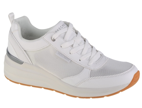 Zapatillas para Mujer SKECHERS (38 - Cuero Sintético - Blanco)