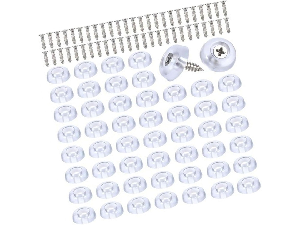 150 Patas Antideslizantes Para Tabla De Cortar, Patas De Goma, Para Muebles, Con Tornillos, Fácil De Usar, Transparentes