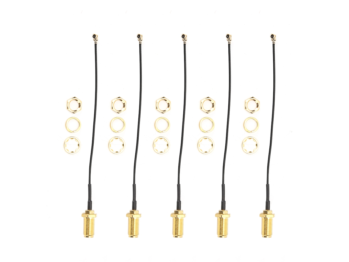 Cable Adaptador De Antena Sma A Ufl Ipex Hembra De Latón Para Radio Walkie-talkie De 10 Cm