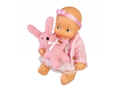 Muñeca FAMOSA Barriguitas Set De Bebe+Ropita Color Rosa