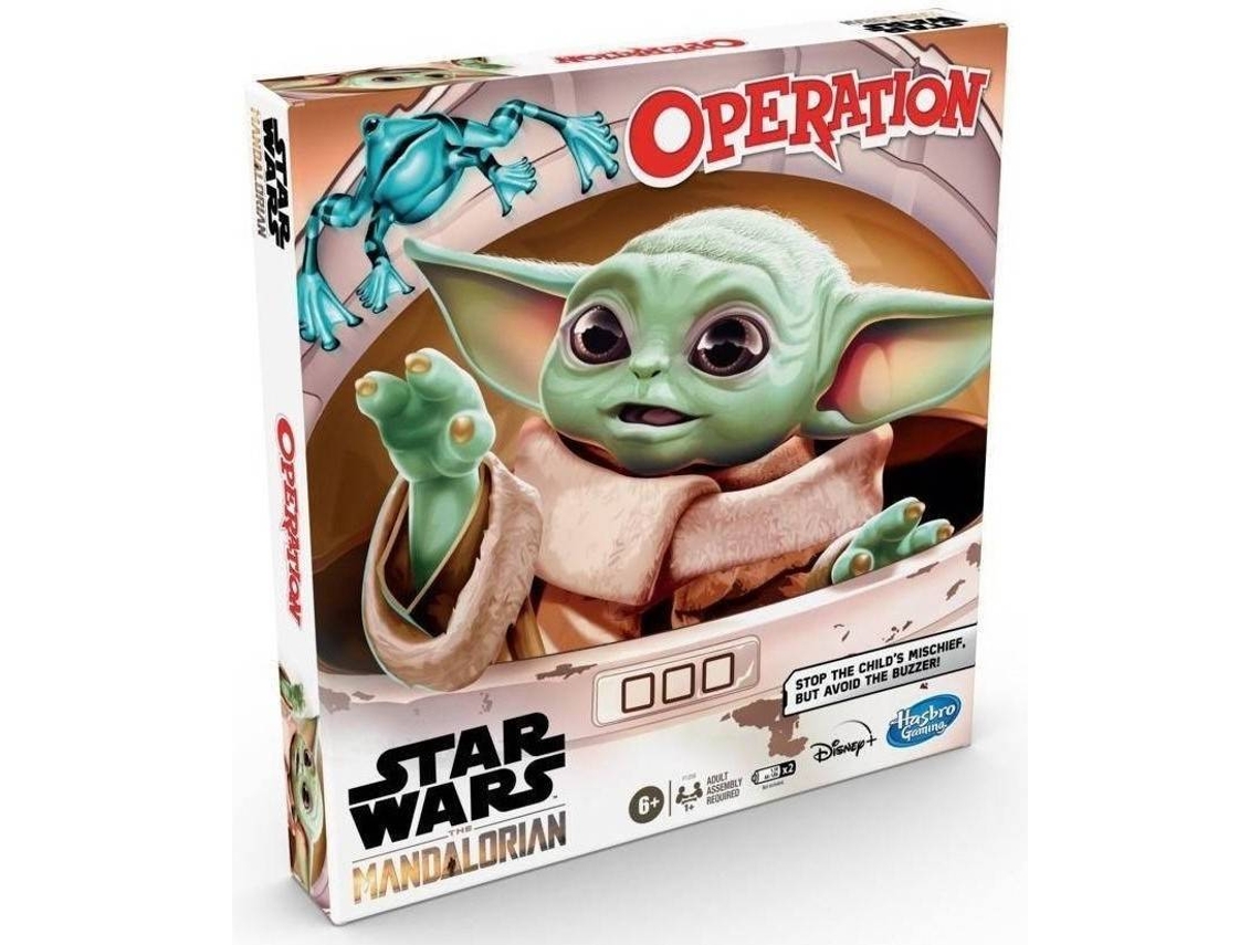 Juego de Mesa HASBRO GAMING Operation Game: Star Wars The Mandalorian Edition (6 años)