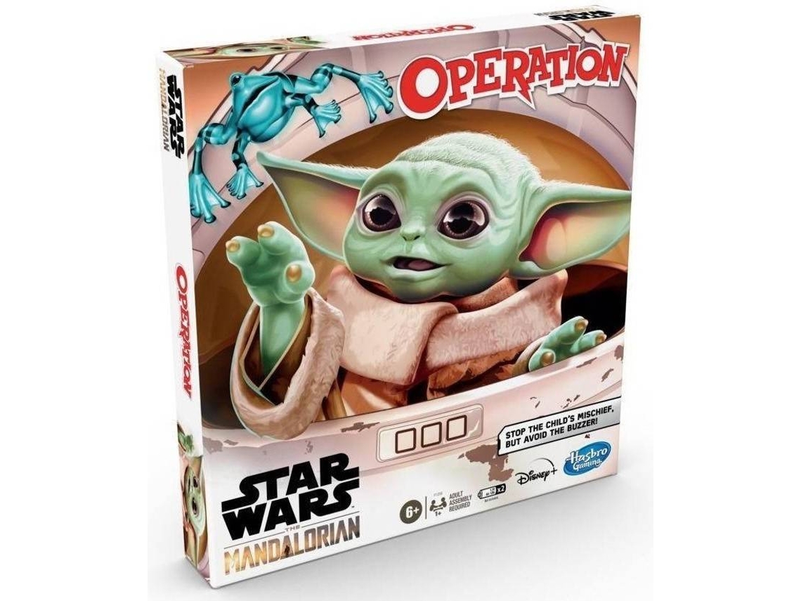 Adepto colgante rima Juego de Mesa HASBRO GAMING Operation Game: Star Wars The Mandalorian  Edition (6 años) | Worten.es