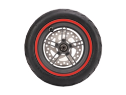 Vlrla-rueda Trasera Patinete Eléctrico Con Disco De Freno 120mm Neumático Rojo Para Xiaomi Pro Pro2 M3