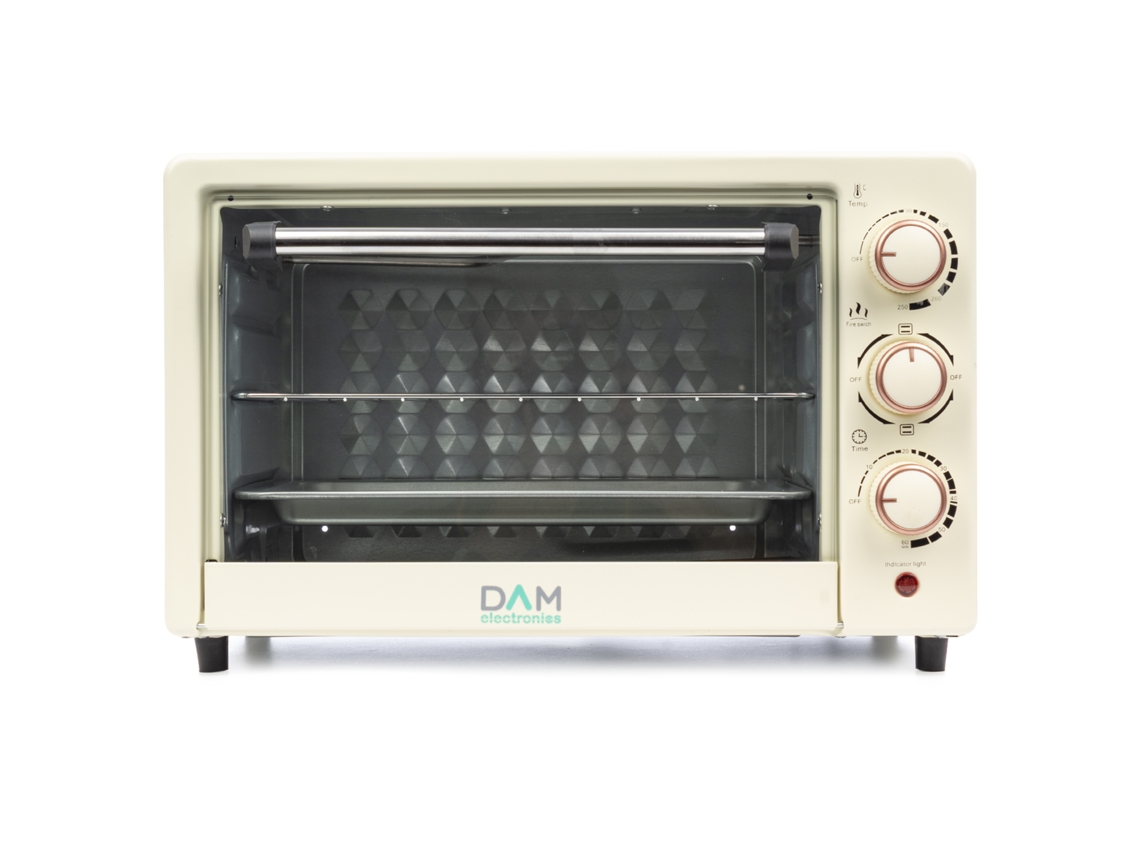Horno Eléctrico De Sobremesa Con 22 Litros De Capacidad, Y 1000w De Potencia.