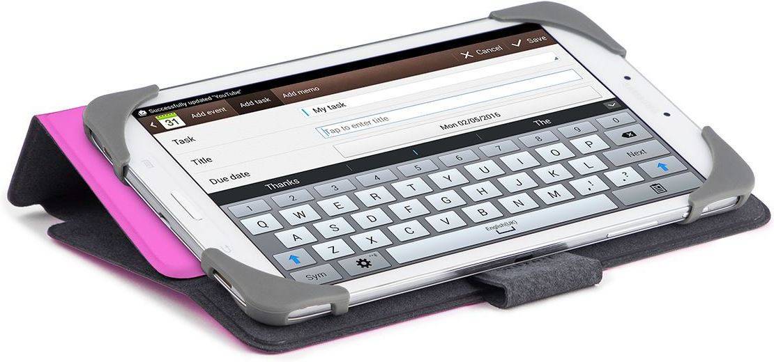 Funda Targus Fit rotating rosa para tablet de 910 thz64508gl giratoria universal safefit dispositivos entre 9 10 safefit910