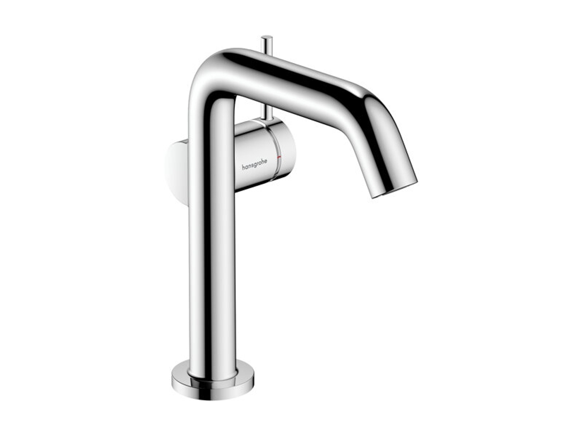 Mezclador monomando para lavabo hansgrohe Tecturis S 150 Fine CoolStart ahorro de agua+, 139 mm de proyección, 73340