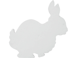 Planta Artificial EUROPALMS Silhouette Bunny (Blanco - 56 cm)
