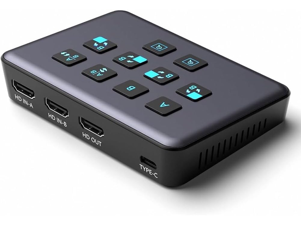 Tarjeta De Captura Externa Compatible De Doble Canal, Cámara De Transmisión De Audio/video 1080p/60fps