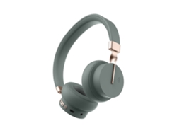 Auriculares inalámbricos Bluetooth Bluetooth 5.0 HD estéreo micrófono incorporado subwoofer plegable para PC verde YEMAESRE
