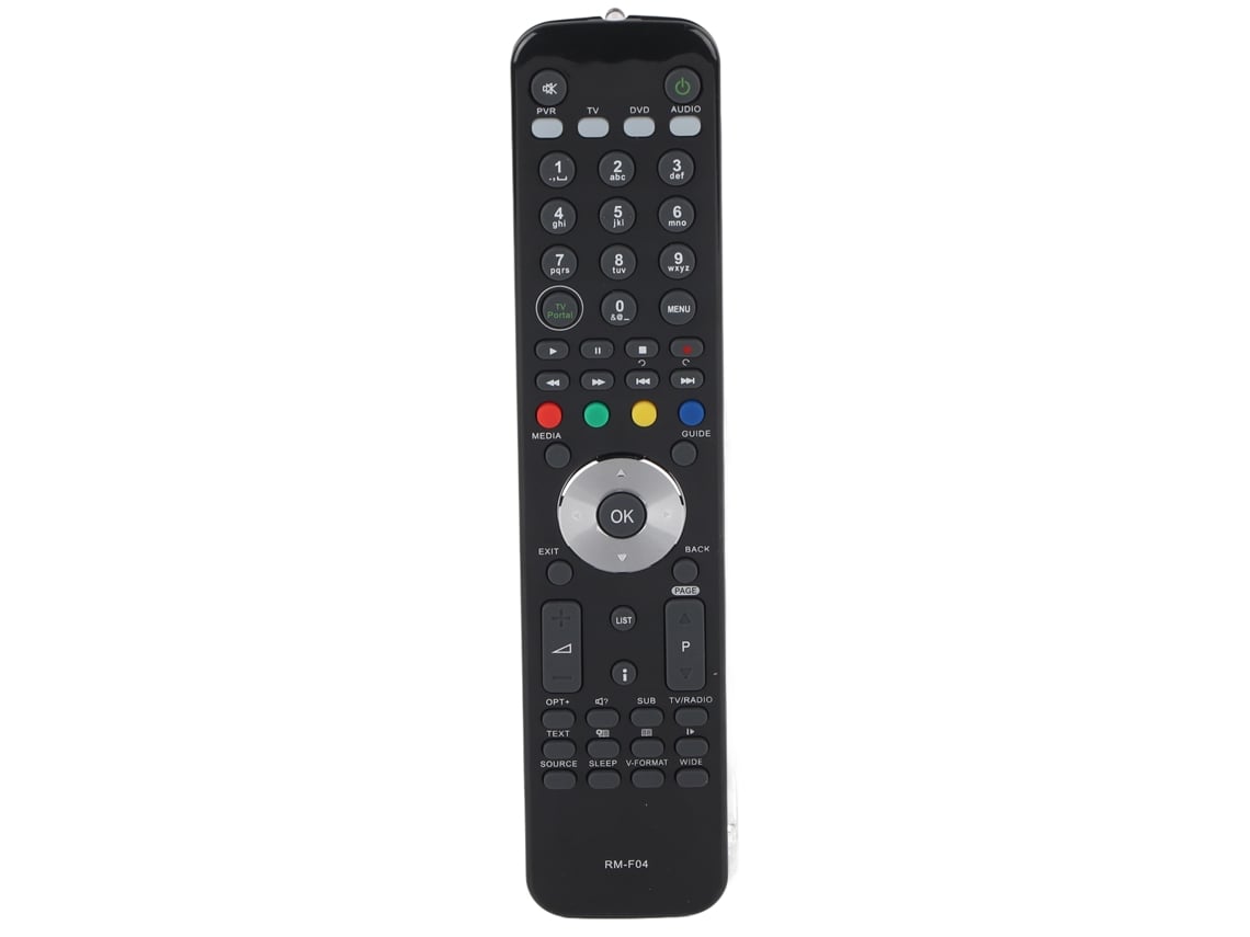 Mando A Distancia De Repuesto Rmf04 Compatible Con Discos Duros Hdrfox T2 Freeview De 500 Gb Y 1 Tb