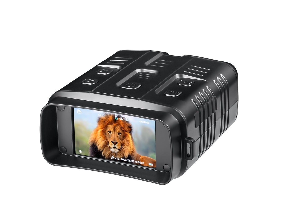Binoculares de visión nocturna 4k para adultos con 3 lentes de visión nocturna infrarroja digital que permiten capturar fotos y videos impresionantes.