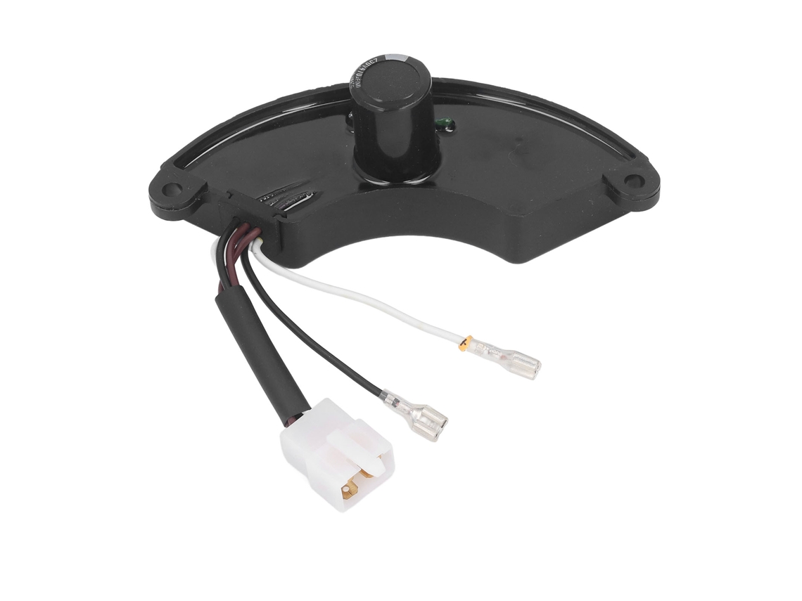 Regulador De Voltaje Avr Para Generador De 5 Kw Y 6 Cables Con Carcasa De Plástico En Forma De Media Luna.