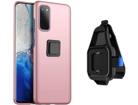 Carcasa Samsung S20 Plus Turtleshell con Soporte de Cintura Rosa