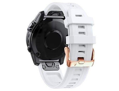 Correa Smartwatch Para Garmin Fenix 5S Plus Correa De Reloj De Silicona Blanca De 20 Mm VENISYMLIS