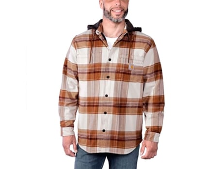 Casacos CARHARTT Overshirt Flannel Sherpa-lined Castanho M