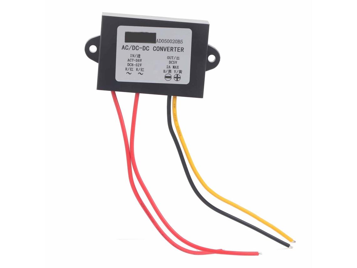 Módulo conversor de energia AC24V para DC5V 2A, redutor de tensão e regulador para carro | S/BRAND