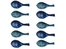 10 Globos De Látex Azules Para Decoración De Fiestas De Cumpleaños, Baby Showers, Juguetes, Fotos, 30 Cm (12 Pulgadas)