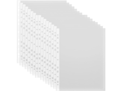200 Bolsas De Plástico Perforadas Reutilizables Para Documentos De Oficina