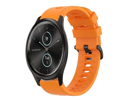 Correa Smartwatch Para Garmin Garminmove Style 20Mm Naranja VENISYMLIS