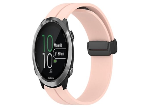 Correa Smartwatch Para Garmin Forerunner 645 Music 20Mm Rosa VENISYMLIS