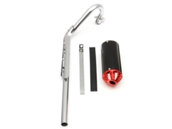Sistema De Silenciador De Tubo De Escape Para Motocicleta De 110 Cc, 125 Cc Y 140 Cc