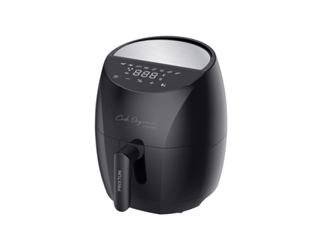 Freidora de Aire PRIXTON Cook organics compact (1.5 kg - Negro)