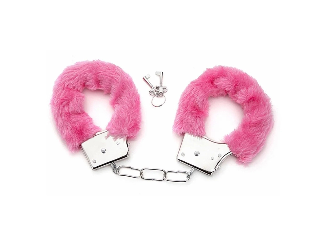 2026-esposas Militares De Metal Y Peluche Multifunción Para Adultos Parejas Juego De Rol Exterior Rosa
