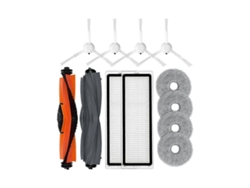 Kit de accesorios para aspiradoras X10, S10 Plus, L10s Ultra y W10s Pro: piezas de repuesto, cepillo lateral, filtro principal y mopas.