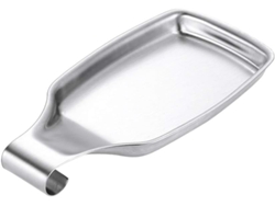 Soporte de cuchara de acero inoxidable soporte de cuchara de plata soporte de utensilios de cocina para cuchillos tenedores (21*10,8 cm) UISAVE