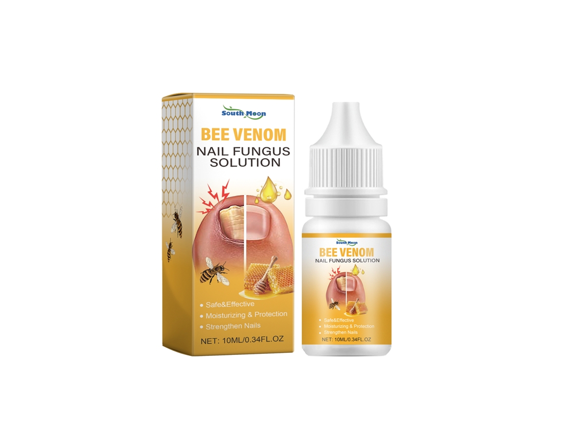 Cuidado de uñas con veneno de abeja
