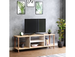 Mueble de TV [EN.CASA] (Beige - Tablero de Aglomerado, Madera de Haya - 43 x 120 x 29 cm)