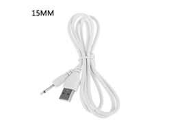 Cable de audio USB con conector auxiliar de 15/16/17/19 mm y conector CC de 2,5 mm para carga, USB 2.5, mono, 15 mm LALAMOLI