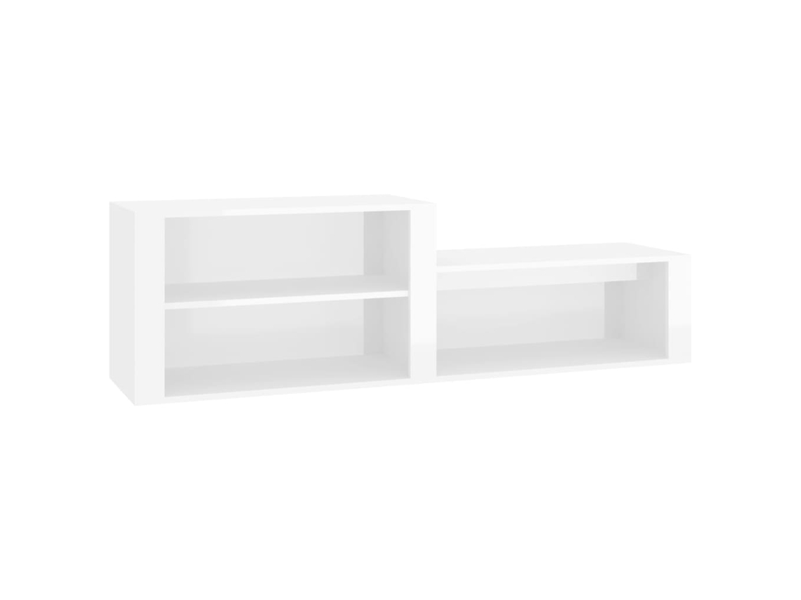 Zapatero en derivados de madera blanco brillo MAISON EXCLUSIVE 150x35x45 cm