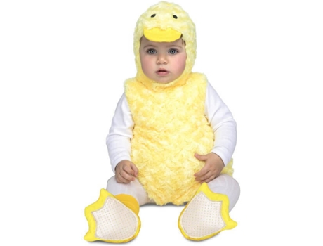Disfraz de Bebé DISFRAZZES Patito Amarillo (Talla: 6 a 12 meses)