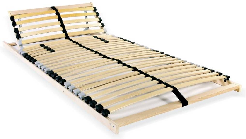 Somiers de listones VIDAXL con 28 listones 7 zonas  (Compatible con Colchón: 90x200 cm)