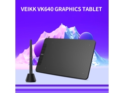 Tableta Gráfica Para Dibujo Veikk Vk640 Con Lápiz Sin Batería De 8192 Niveles De Presión