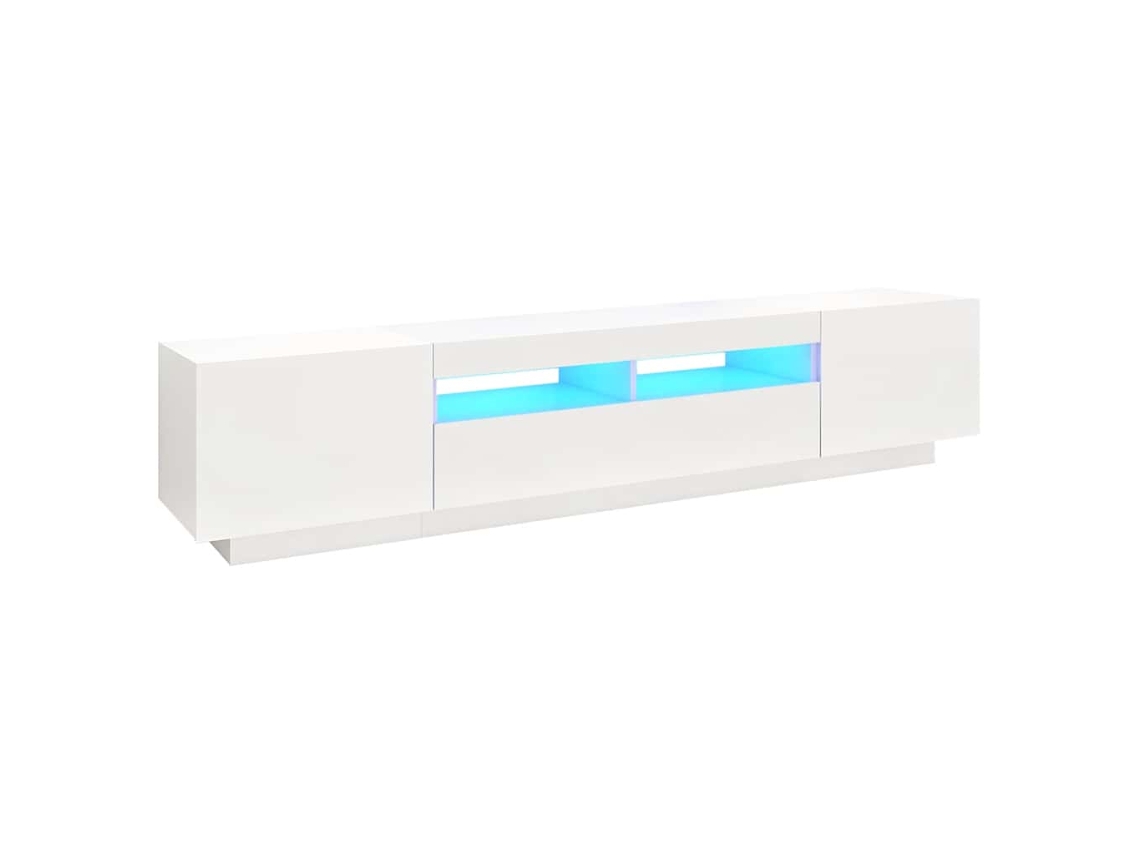 Mueble para la televisión VIDAXL Blanco Madera contrachapada (200x35x40 cm)