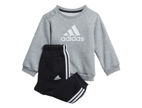 Chándal Unisexo ADIDAS Badge Of Sport Gris (Talla: 2/3 Años)