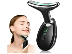 Masajeador facial Yizhood Ay 1688, antiedad, para ojos y cuello, 3 modos, color negro