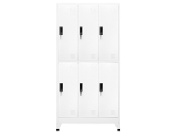 Taquilla de acero 90x45x180 cm Blanco MAISON EXCLUSIVE