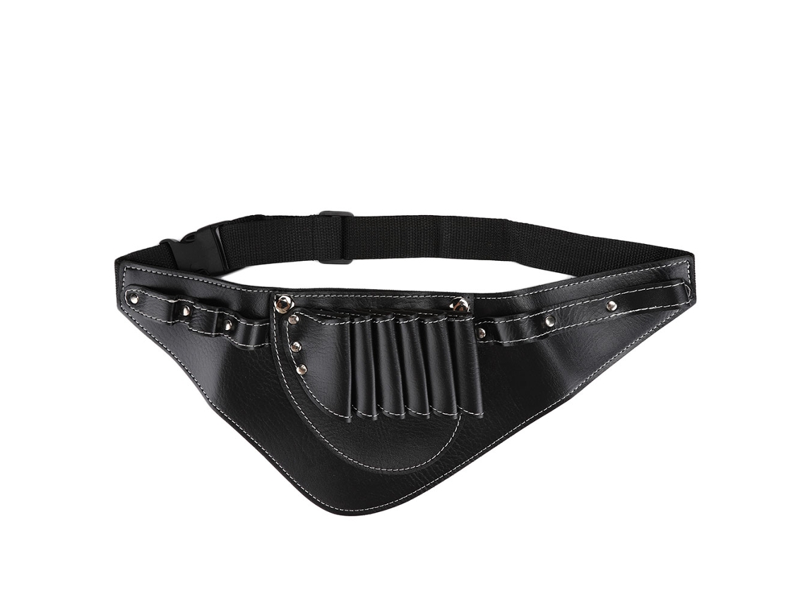 Bolsa De Cintura Portátil Para Tijeras De Barbería Con Gran Capacidad Para Cortar Pelo Y Peluquería