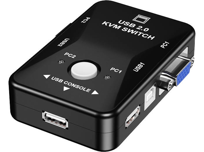 Switch HOWEI HW1701 (KVM 2 en 1)