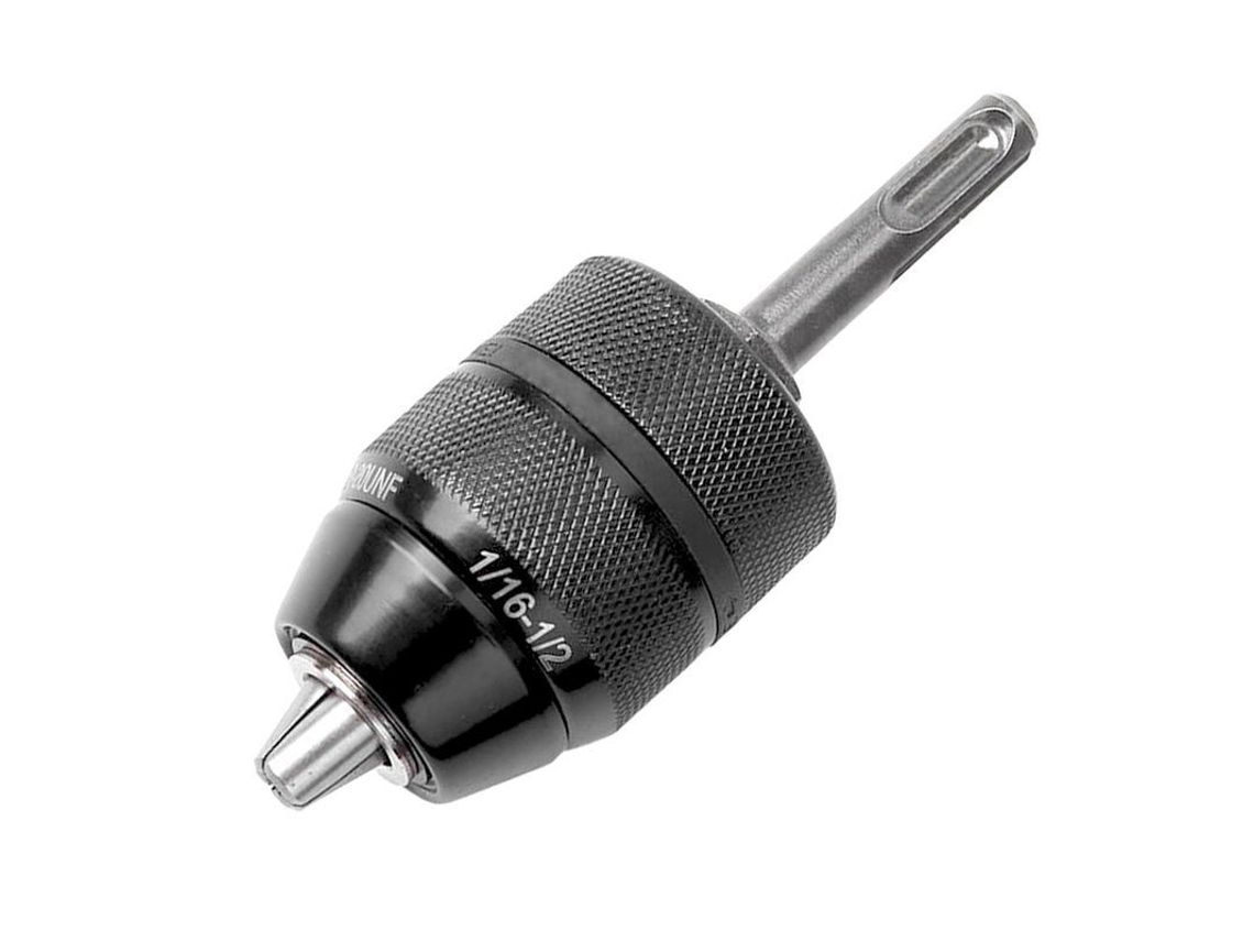 Mandril De Taladro Sin Llave 2-13mm De Acero Carbono Con Adaptador Sds 6.35mm Para Taladro De Impacto 1050w+