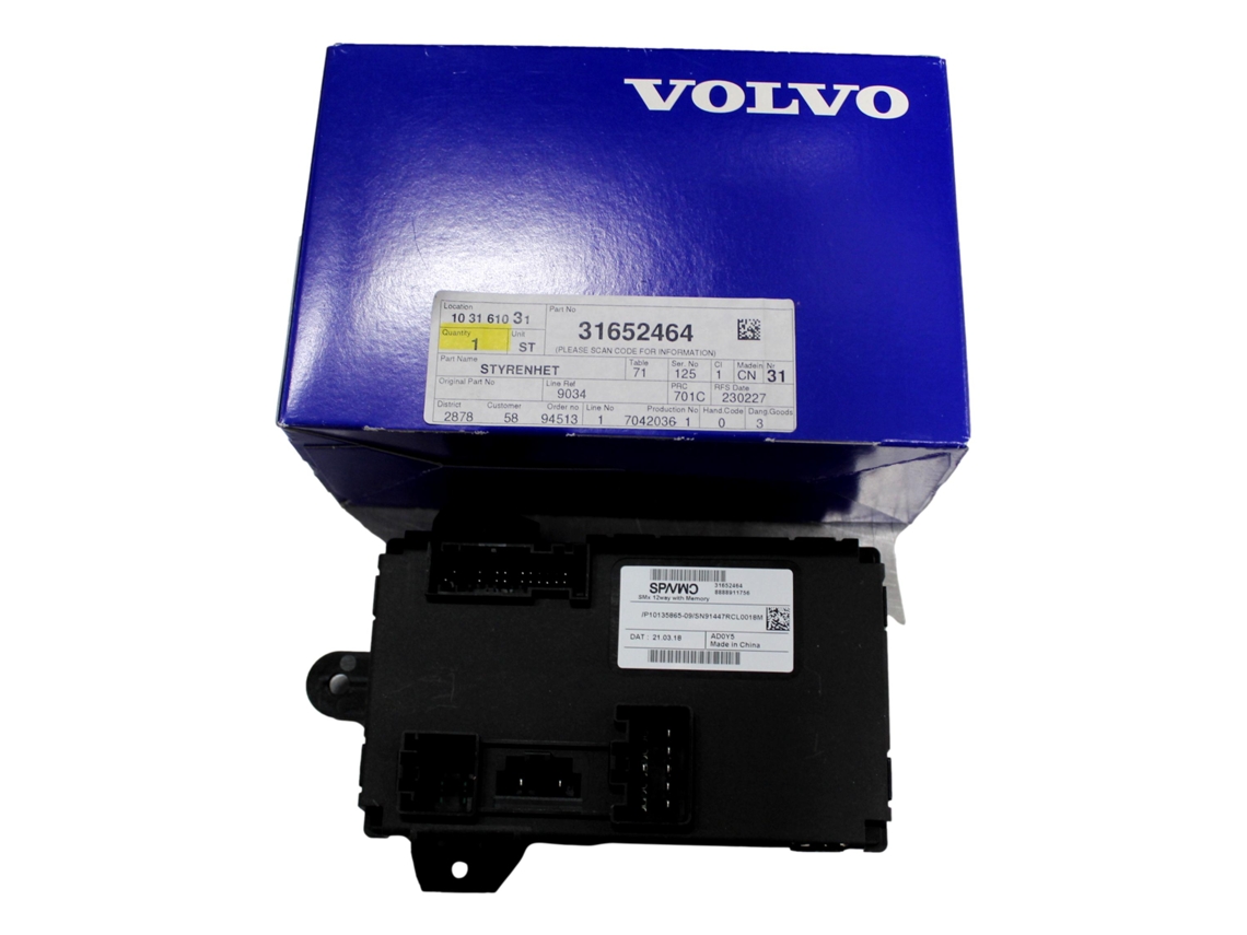 Módulo de control del asiento del conductor Volvo XC40 C40 OE